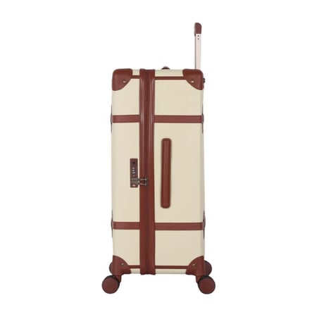 طقم حقائب سفر بتصميم كلاسيكي من ماركة AVIATOR  فاخر مغطى بالجلد – مكون من 4 قطع – مزود بمدخل USB وType-C – بالإضافة إلى 3 أغطية حماية شفافة