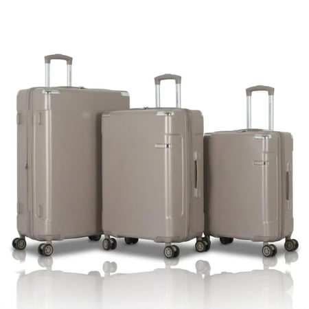 طقم حقائب سفر  Premium  -من ماركة AVIATOR –ثلاث قطع  من البولي كربونات (PC) عالية الجودة، مقاومة للصدمات، مزودة بعجلات 360° وقفل رقمي للأمان
