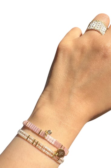 Pastel set  - Beads Bracelets