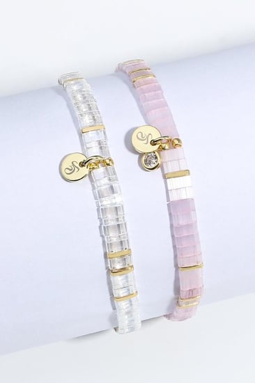 Pastel set  - Beads Bracelets