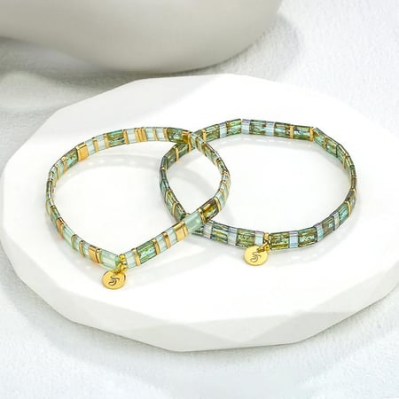 Sage set  - Beads Bracelets