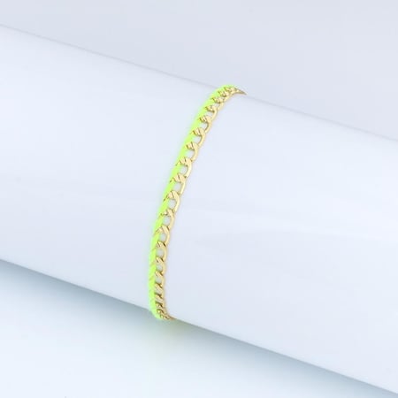 Colorful Figaro bracelet