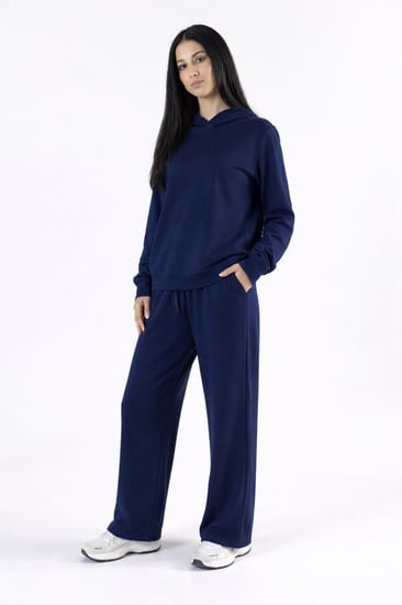 طقم لاونج وير من البامبو الطبيعي- Hoodie