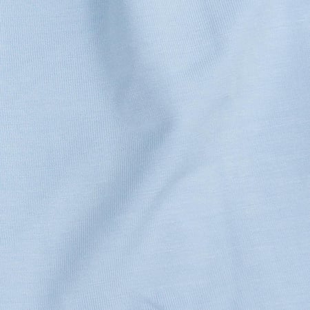 طقم بيجاما بأكمام قصيرة من البامبو الطبيعي-أزرق بودري