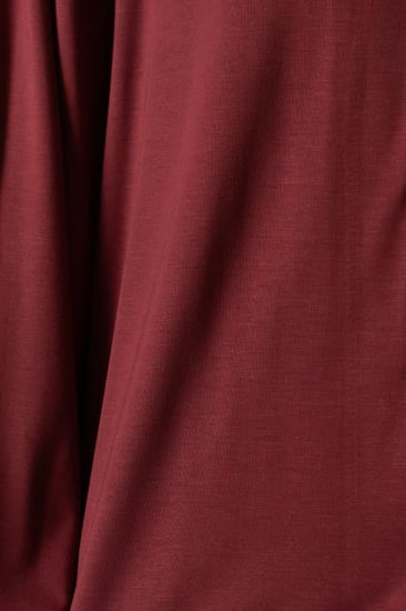 طقم بيجاما بأكمام طويلة من البامبو الطبيعي- بورقاندي