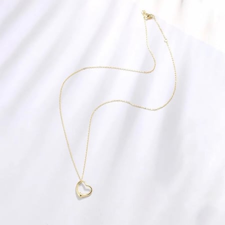 سلسال الحب مطلي ذهب