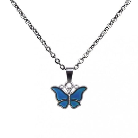 سلسال الفراشه يتغير لونه بدرجه حراره الجسم والمشاعر