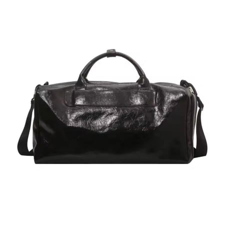 BLACK TRAVEL BAG + STRAP