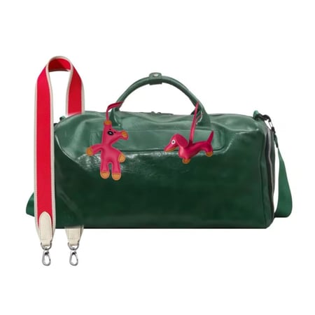 TRAVEL BAG + STRAP + CHARMS