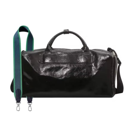 BLACK TRAVEL BAG + STRAP