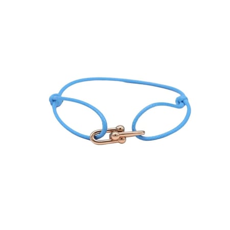 BLUE HORSESHOE BRACELET