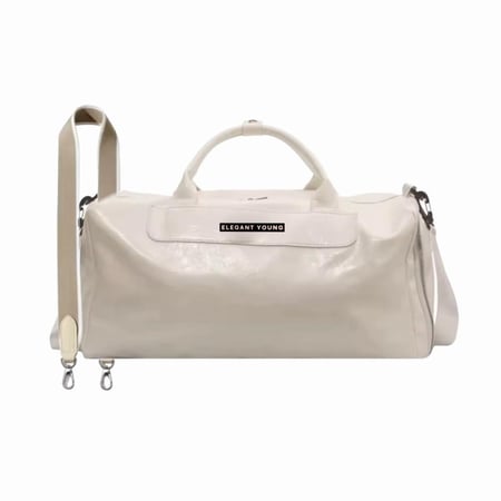 WHITE TRAVELERS BAG