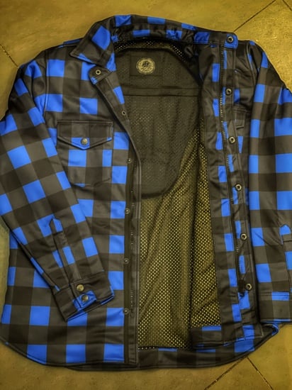 قميص كاروهات مع حماية كاملة