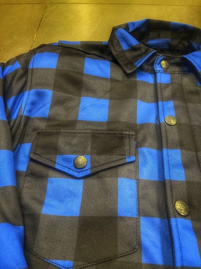 قميص كاروهات مع حماية كاملة