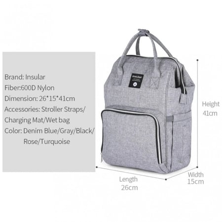 حقيبة مواليد - رحلات ماركة insular - عدة ألوان