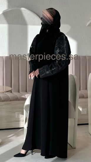 قماش الراقيه مع ياقه وكم بف تفته