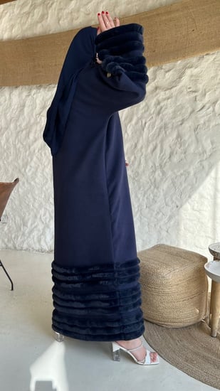 عباية جوخ وفرو