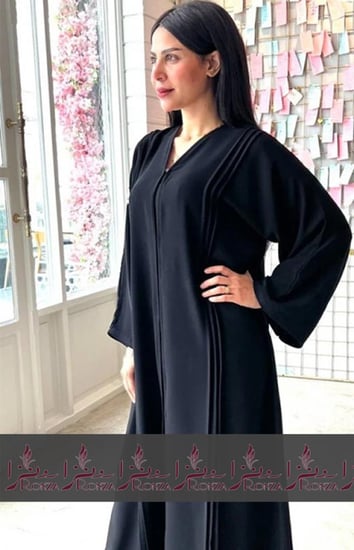 عبايه كشخه كسرات علي العباية لاطلاله راقيه