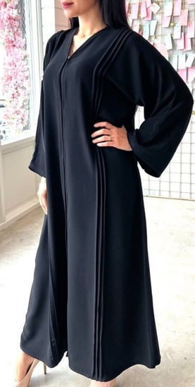 عبايه كشخه كسرات علي العباية لاطلاله راقيه