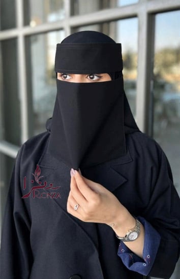 نقاب مبطن حرير مناسب للاستخدام اليومي والمناسبات