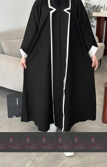 عباية خروج من قماش الكتان بلمسه من البساطه والرقي