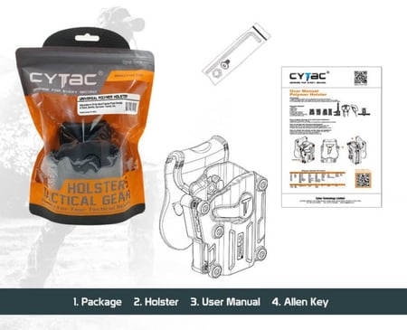 جراب مسدس خصر - جراب مسدس تكتيكي