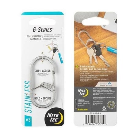 حلقة تعليق المفاتيح G-SERIES مزدوجة