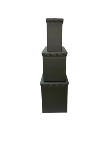 صندوق ذخيرة مقاوم للرطوبة اسود