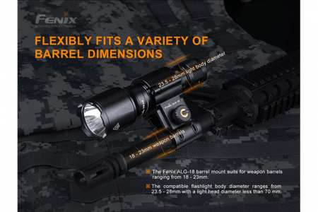 مثبت الكشاف للاسلحة ALG-18