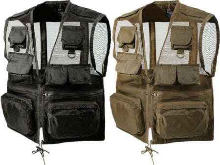 سترة تكتيكية صيفية من Rothco - سترة عسكرية صيفية تحتوي 9 جيوب