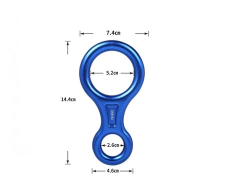 علاقة حبال تسلق حتى 3500 كجم - علاقة حبل تسلق
