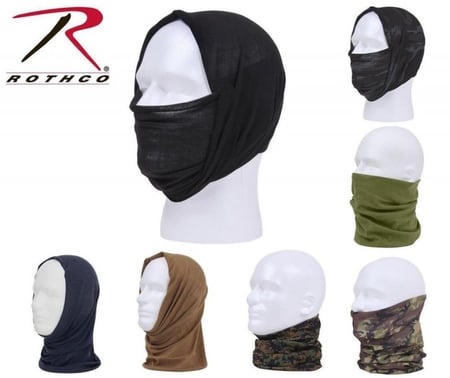 قناع تكتيكي متعدد الاستخدامات من Rothco, مصنوع من بوليسيتر, صغير الحجم