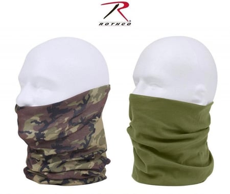 قناع تكتيكي متعدد الاستخدامات من Rothco, مصنوع من بوليسيتر, صغير الحجم