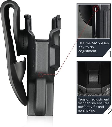 جراب مسدس خصر DEFENDER - جراب مسدس خصر جلوك