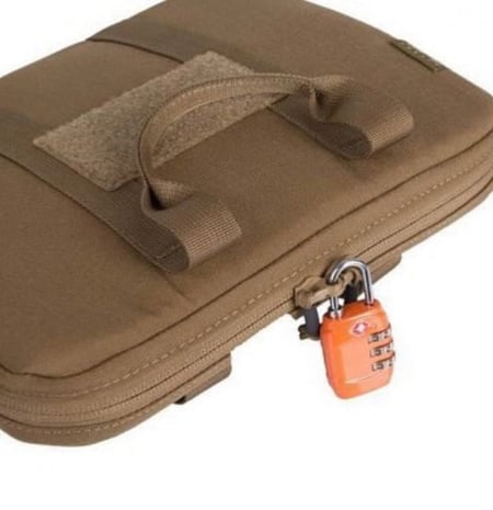 شنطة حفظ سلاح مفرد من Helikon Tex, مصنوع من النايلون, اللون البني