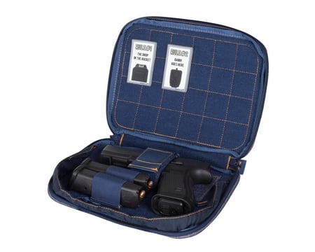 شنطة حفظ سلاح مفرد من Helikon Tex, مصنوع من النايلون, اللون الازرق