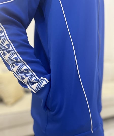 الهلال شيخة كاجول جاكيت 25-26 أزرق أبيض كبار