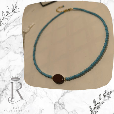 تشوكر خرز فيروزي