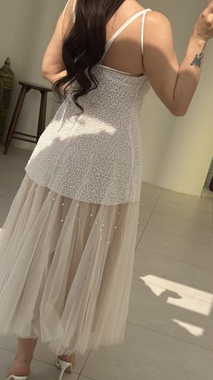 فستان فخم وانيق