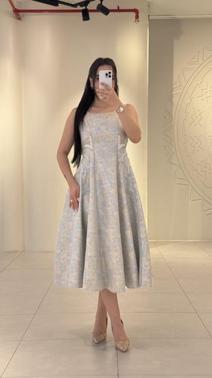 فستان ميدي جاكار انيق