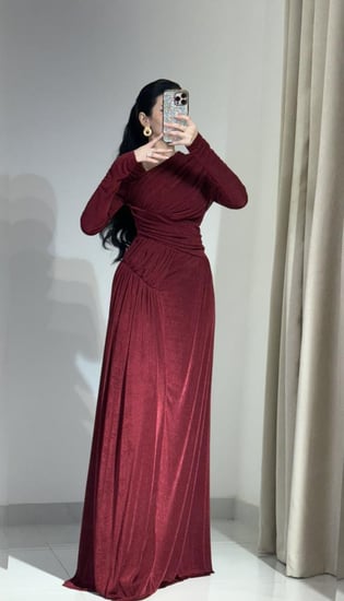 فستان طويل للمناسبات انيق