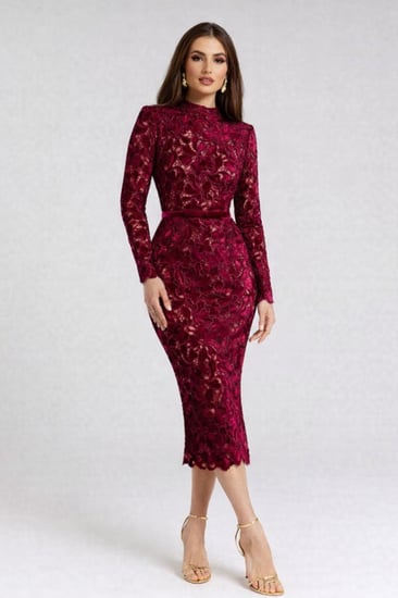 فستان انيق جوبير المخمل