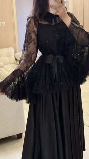 فستان قطعتين فخم