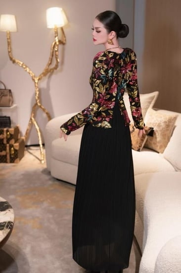 فستان طويل سهرة فخم