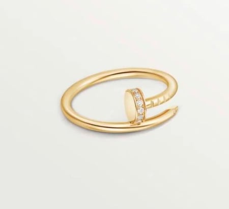 خاتم مسمار نحيف مع الماس من كارتييه