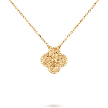 قلادة فينتاج الامبرا ذهب عيار 18 فان كلييف - مجوهرات مخملية