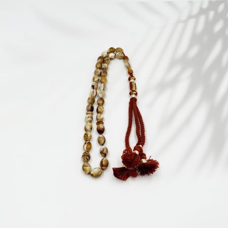 سبحة كراكيش مموج بني