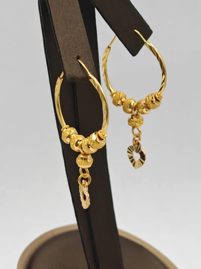 Earring 22K Gold - حلق عيار22