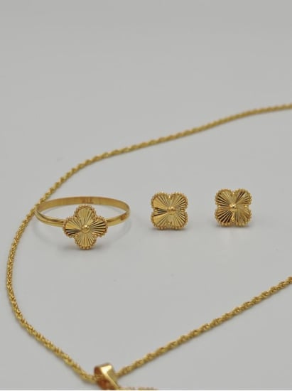 طقم ذهب عيار 21 - 21K Gold Set