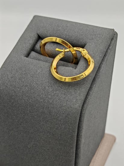 Hoops Earring 21k Gold